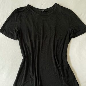 Black Banana Republic Cutout T-shirt